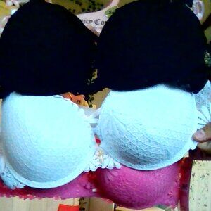 JUICY COUTURE 34B BRA SET EXTREME PUSH UP